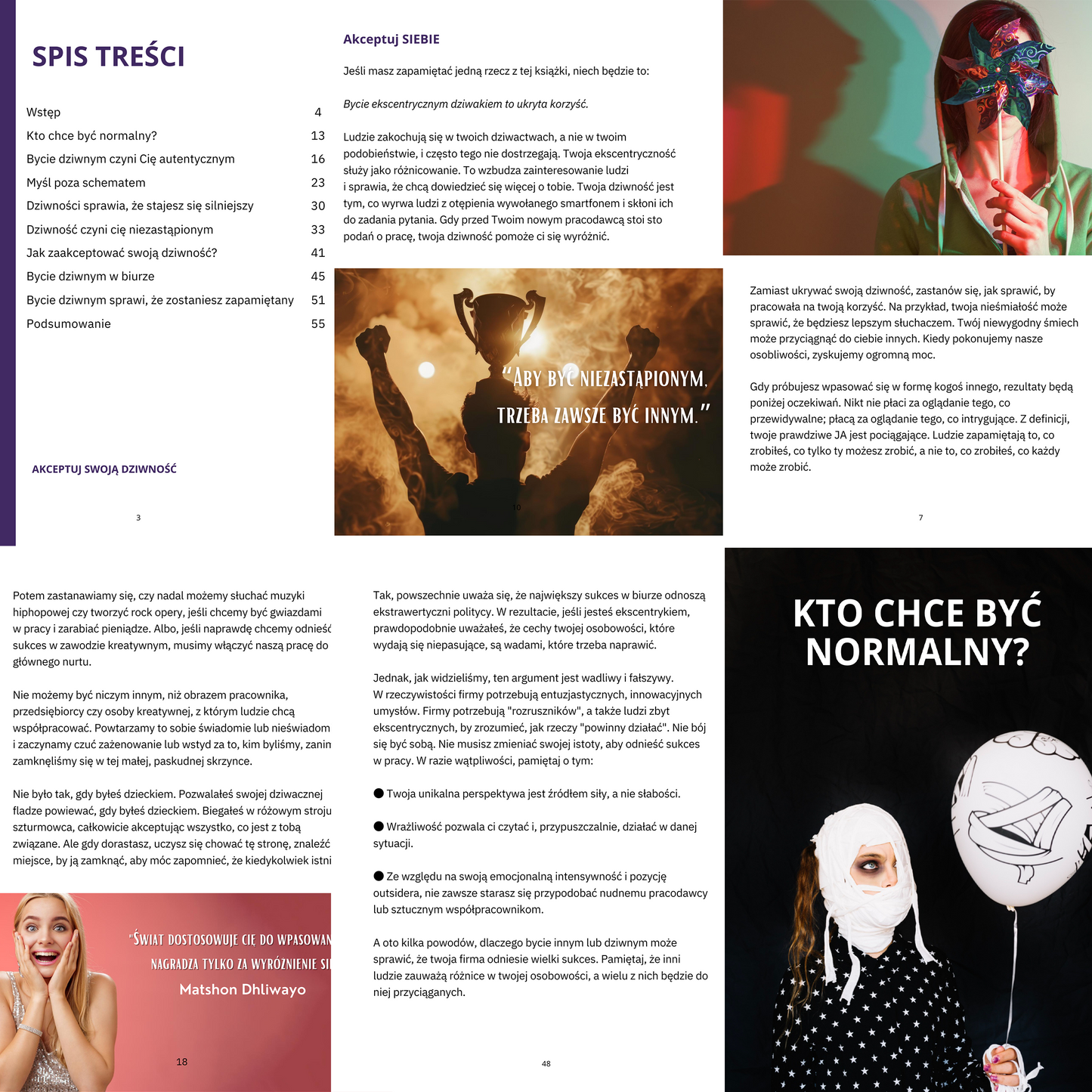Akceptuj swoją dziwność - Pokochaj to, co czyni Cię wyjątkowym! | Ebook PDF