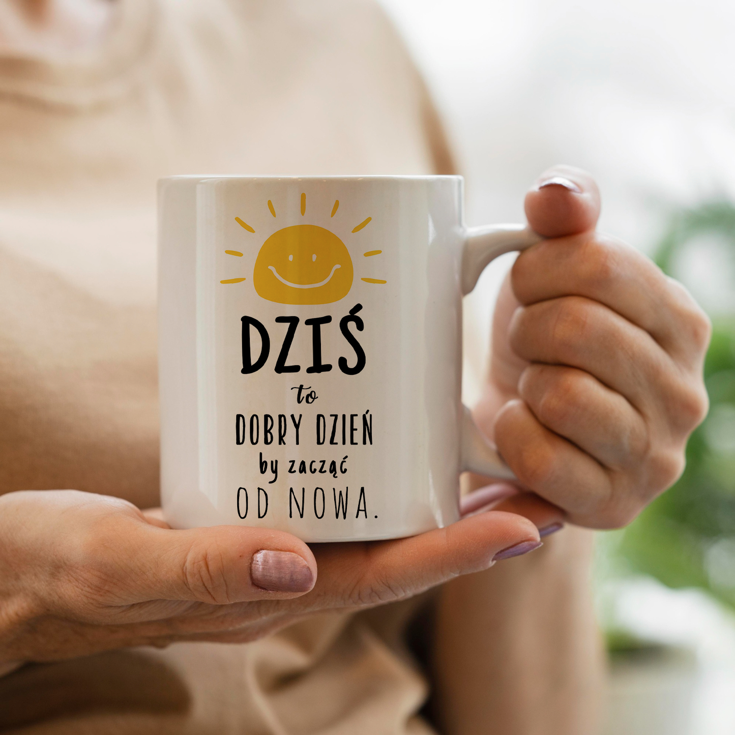 Kubek "Dziś to dobry dzień, aby zacząć od nowa."