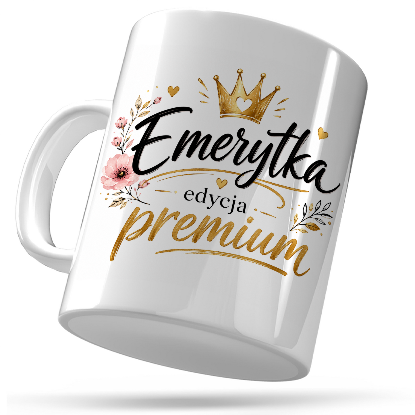 KUBEK PREZENTOWY DLA EMERYTA EMERYT EMERYTURA PREZENT CERAMIKA 330